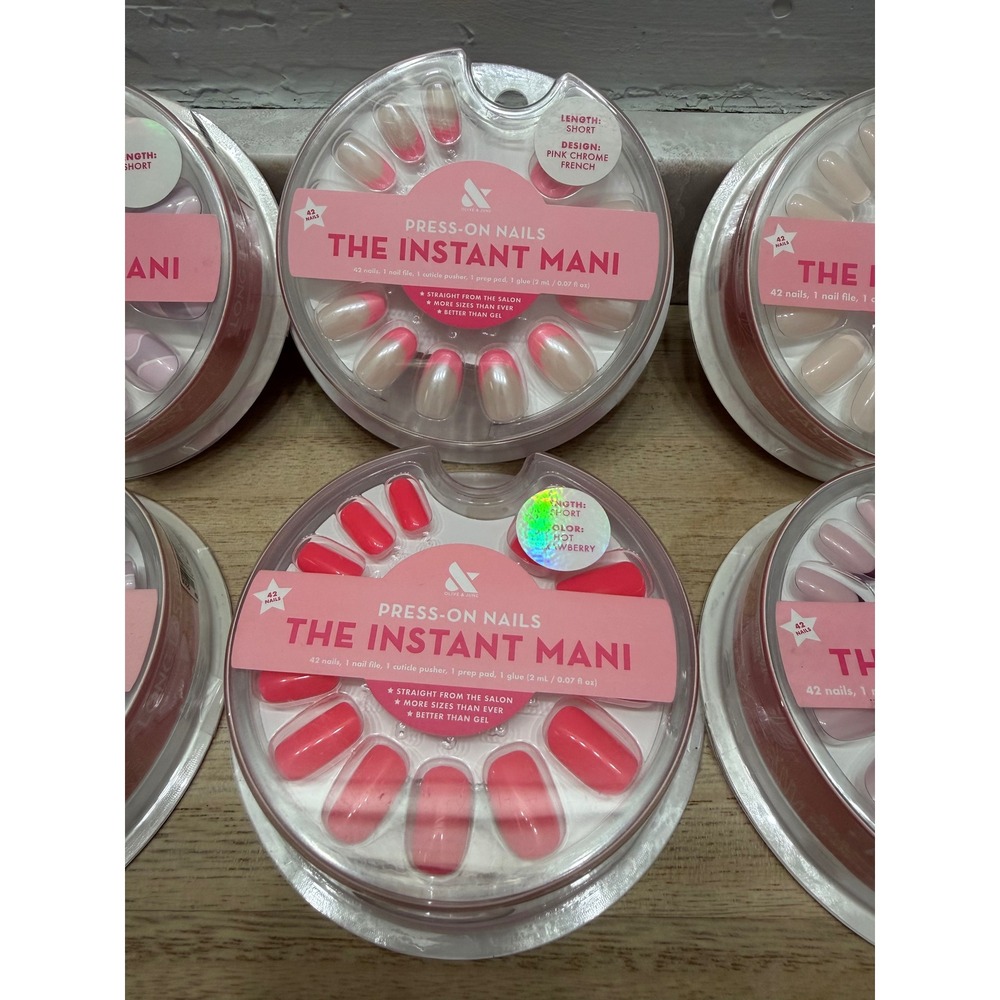 Olive and June The Instant Mani Press On Nails 6 Pack Assorted Styles - Picture 3 of 5